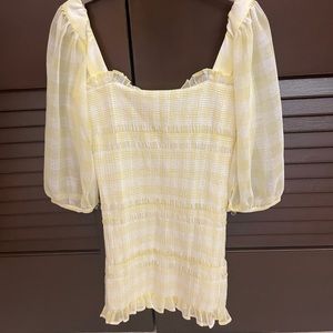 NEW Capulet Yellow Smocked Dress